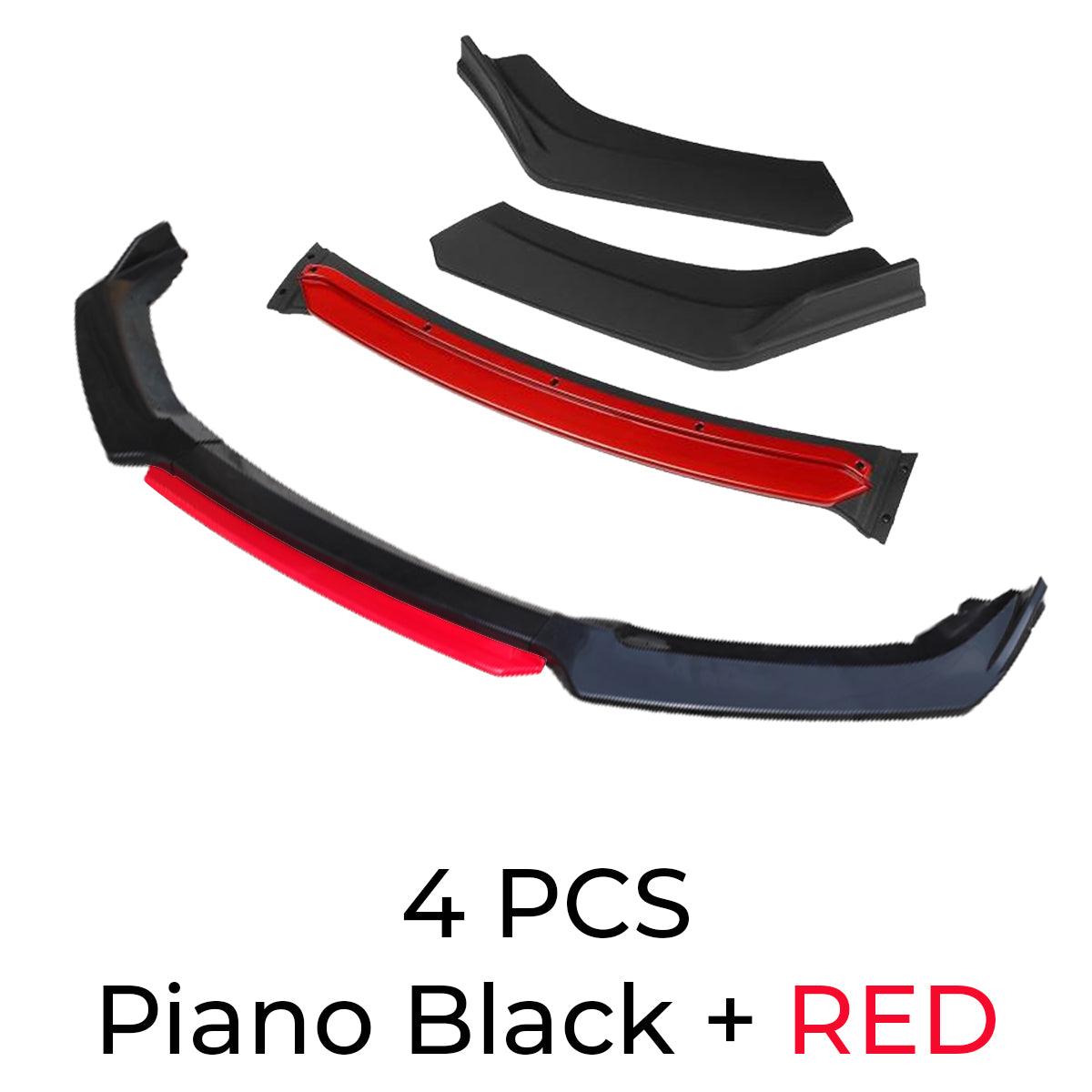 AutoVision FC Model 4Pcs Front Bumper Lip All Cars Universal Model