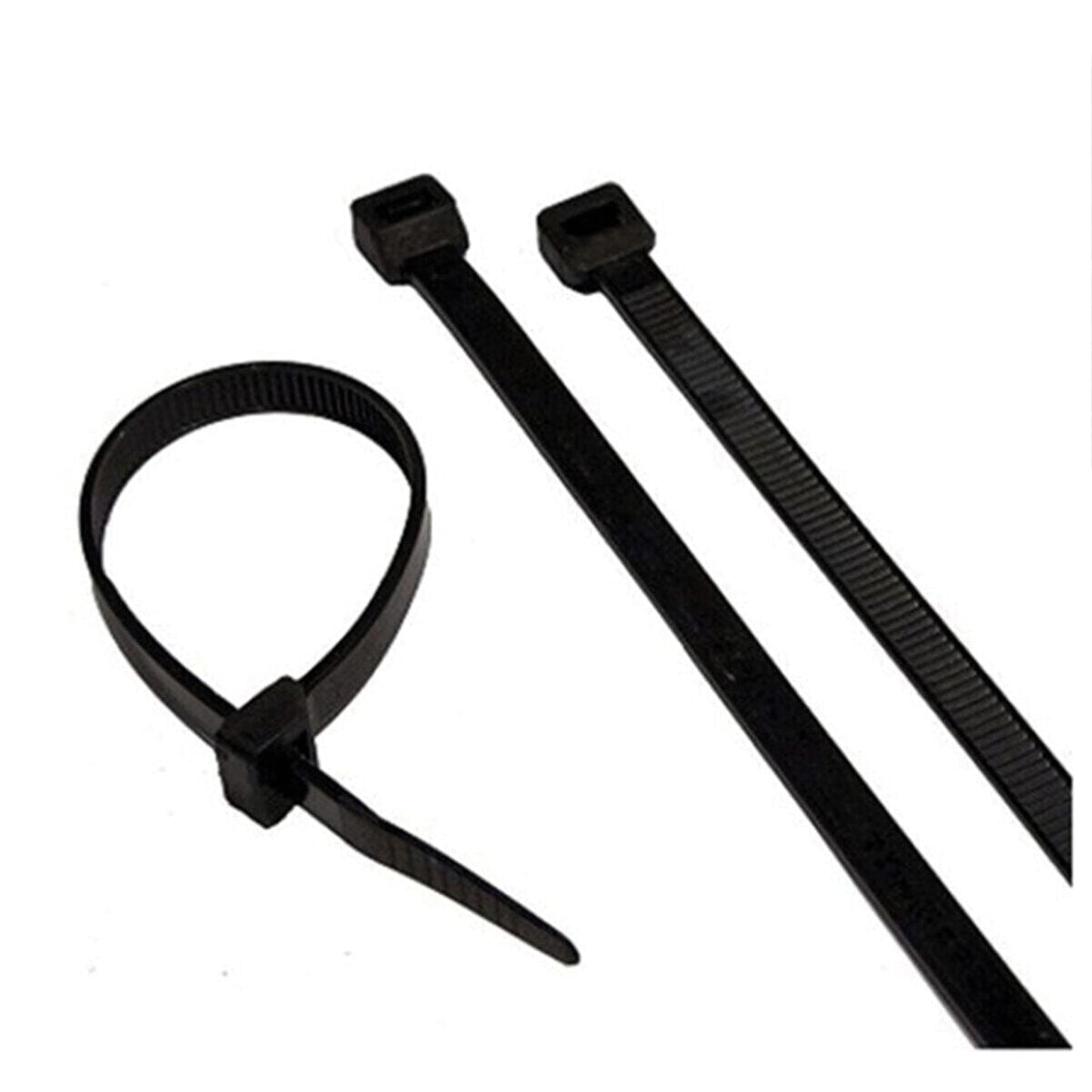 Cable Tie Plastic Velcro Clamp Black 4,8 x 250 100 Pcs x10 Unit Plastic Clamp