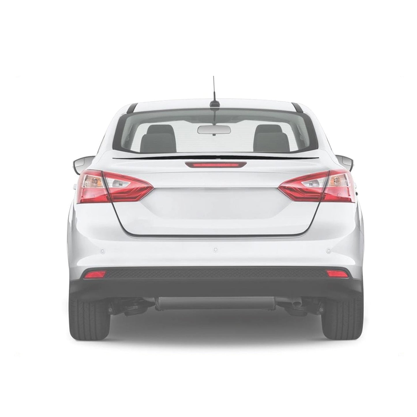 Rear Spoiler For Ford Focus 3/4 SD 2011 2017 ABS Hard Plastic