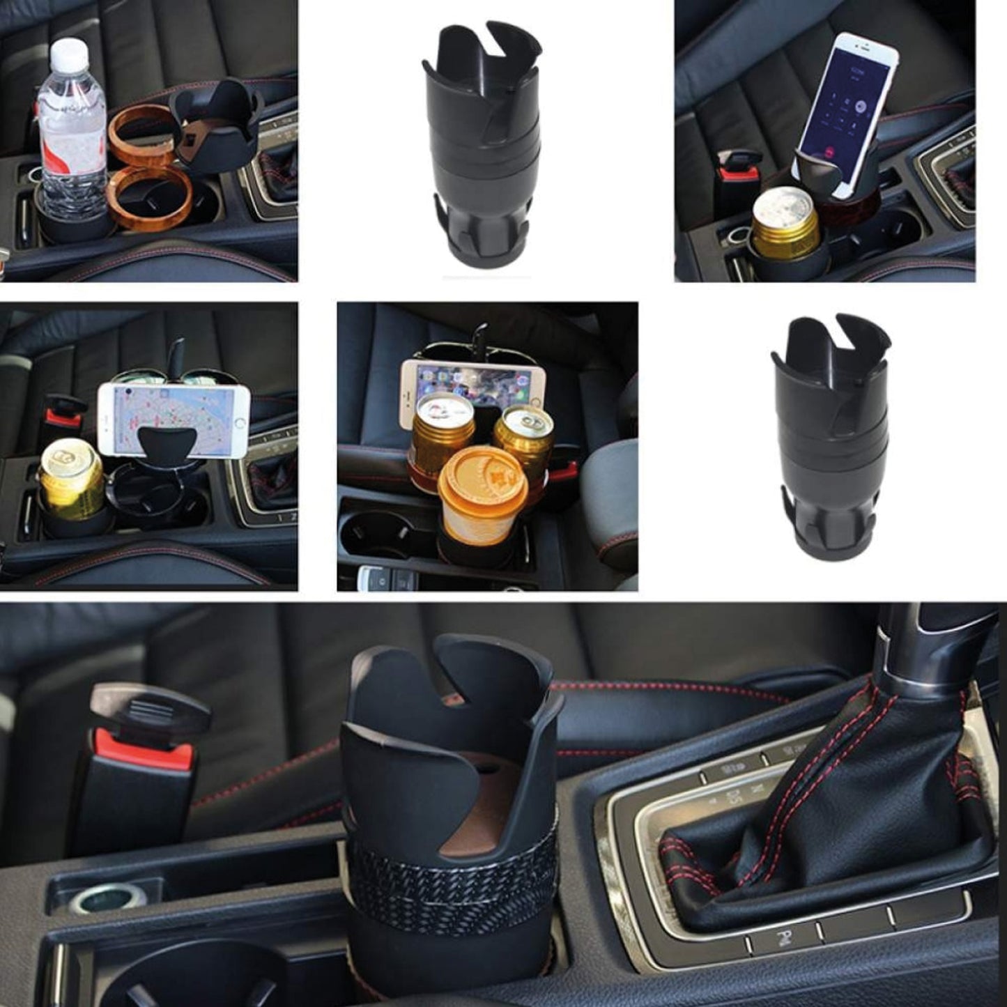 Car Interior Functional Cup Holder Organizer Multi-Purpose