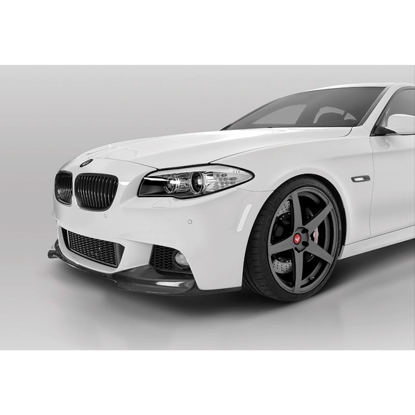 Autovision pour BMW F10 2010 2017 Pare-chocs avant à lèvres Piano Black Vacuum