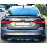 Rear Diffuser for UNI Type CR Model Custom Style Car Styling Diffüser Rear Body Kit Spoiler Bumper Lip Splitter