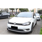 AutoVision For Volkswagen VW Golf 7 / 7,5 2013-2019 3Pcs Front Bumper Lip All Cars Universal Model