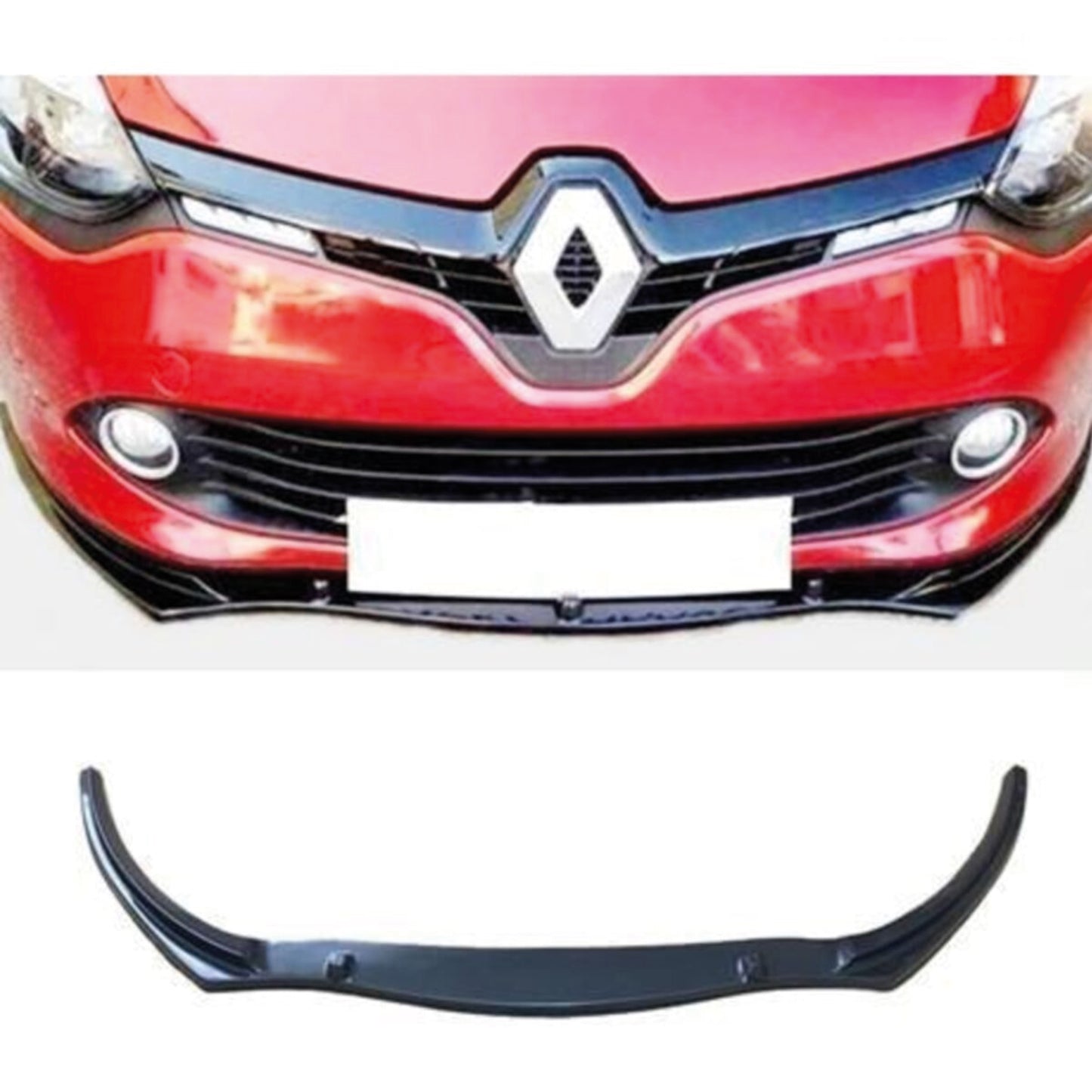 AutoVision Clio 4 Basic Front Bumper Lip All Cars Universal Model