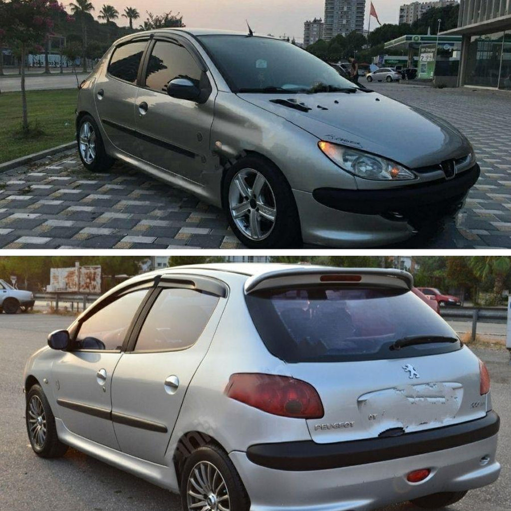 AutoVision Pare-brise pour Peugeot 206 1998-2012 Déflecteur de vent de fenêtre Pare-pluie Pare-soleil Accessoires