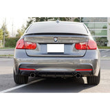 Rear Diffuser for F30 M Performance Single Output L/R Custom Style Car Styling Diffüser Rear Body Kit Spoiler Bumper Lip Splitter