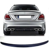 Rear Spoiler For Mercedes W205 C Class 2014 2019 ABS Hard Plastic