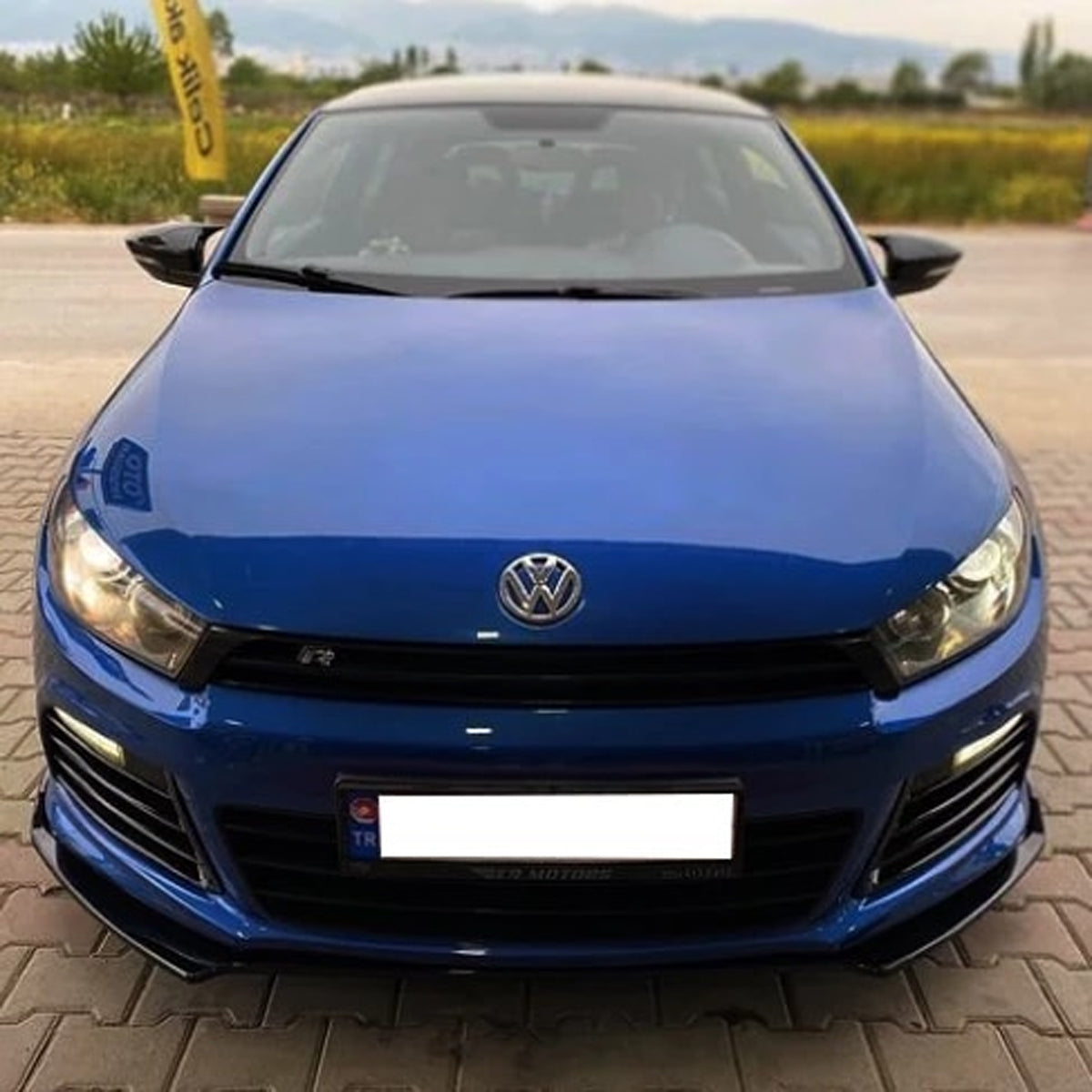 Mirror Cover For VW Scirocco MK3 2008-2017 Accessory Bright Black BAT MODEL