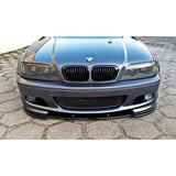 Autovision for BMW E46 M Sport Front Bumper Lip Piano Black Vacuum 1999 - 2003