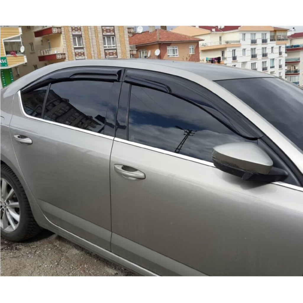 AutoVision Window Visor for Skoda Octavia 2013-2020 Window Wind Deflector Rain Guard Visor Awnings Accessories