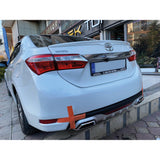 Rear Diffuser for C Type Sq Model Custom Style Car Styling Diffüser Rear Body Kit Spoiler Bumper Lip Splitter