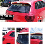 Rear Spoiler For VW Polo MK6 2018 2020 ABS Plastic