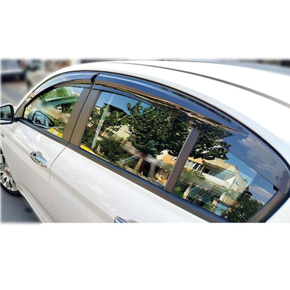 AutoVision Window Visor for Fiat Egea Tipo Neon 2015-2020 Window Wind Deflector Rain Guard Visor Awnings Accessories