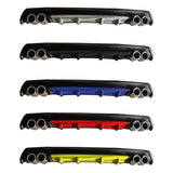 Rear Diffuser for P Type Ro Model Custom Style Car Styling Diffüser Rear Body Kit Spoiler Bumper Lip Splitter