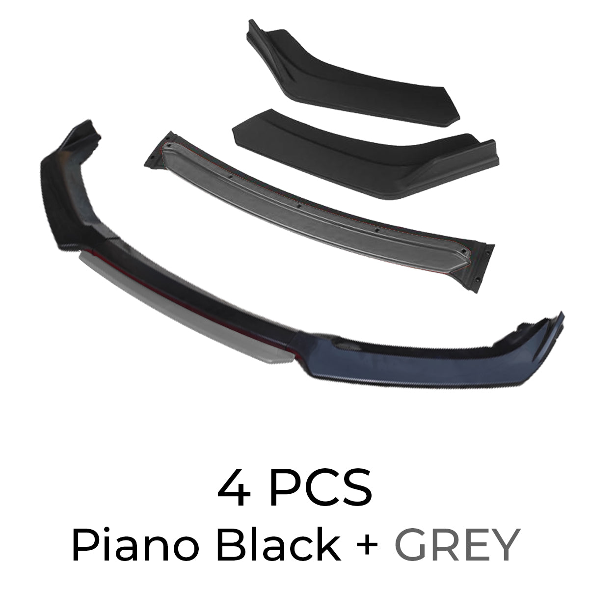 AutoVision FC Model 4Pcs Front Bumper Lip All Cars Universal Model