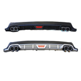 Rear Diffuser for UNI Type CO Model Custom Style Car Styling Diffüser Rear Body Kit Spoiler Bumper Lip Splitter