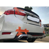 Rear Diffuser for C Type Sq Model Custom Style Car Styling Diffüser Rear Body Kit Spoiler Bumper Lip Splitter