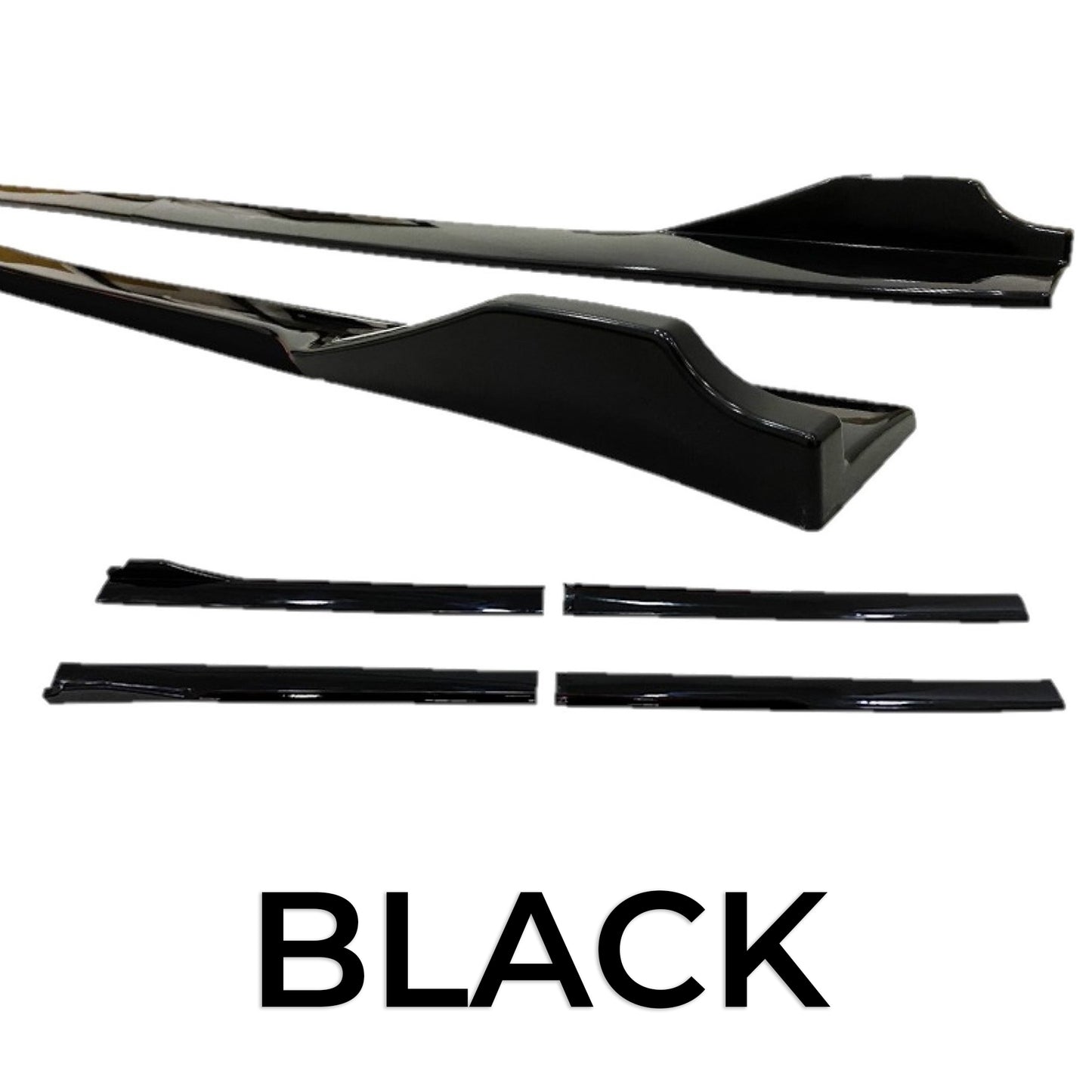 AutoVision Universal Side Skirts 8pcs All Cars Universal Model