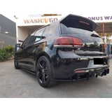 Rear Diffuser for Golf MK6 VI R 2008-2012 Custom Style Car Styling Body Kit Rear Spoiler Splitter