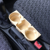 Between the Seats Back of the Seats Cup Holder Organizer Beige