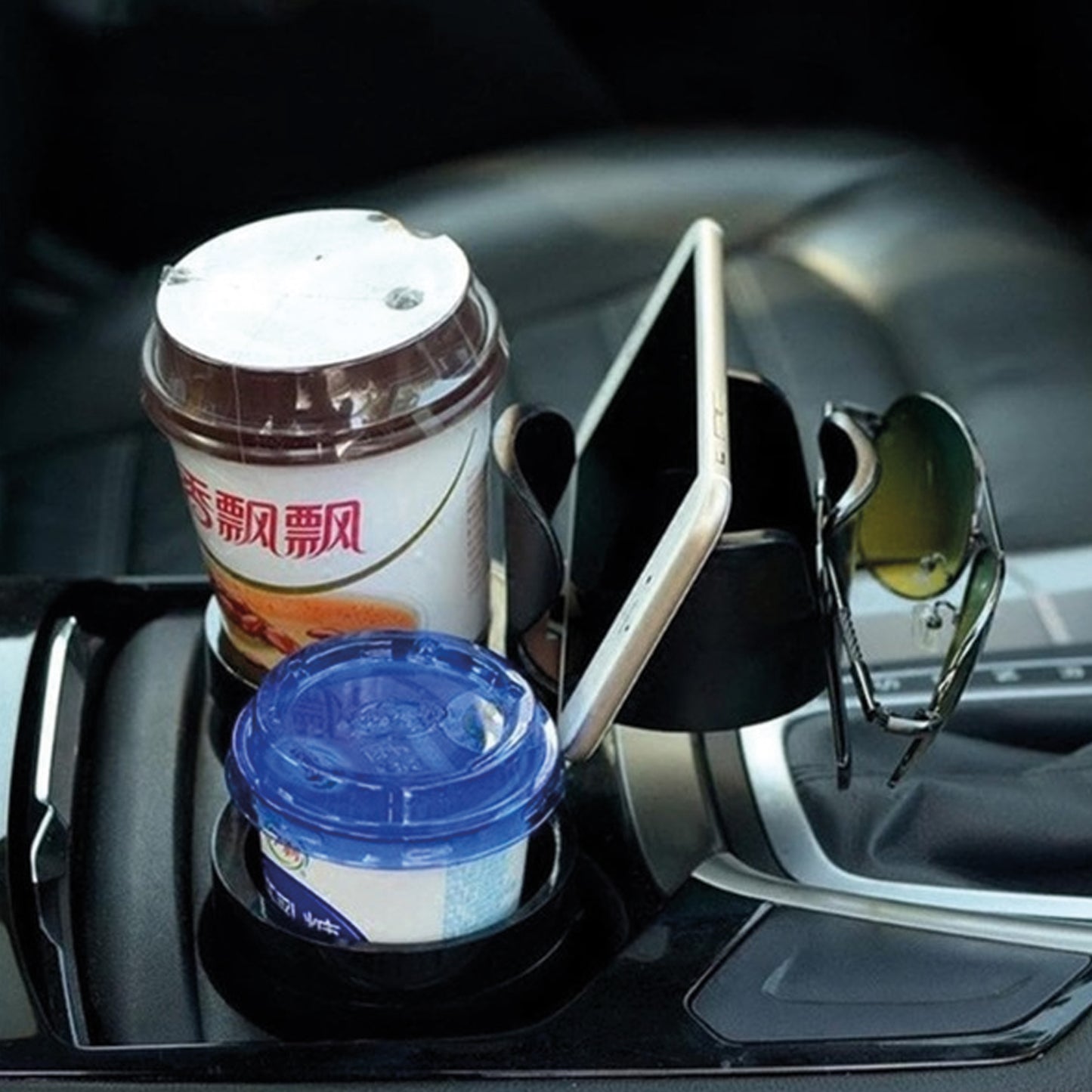 Car Interior Functional Cup Holder Organizer Multi-Purpose