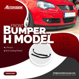 AutoVision H Model Front Bumper Lip All Cars Universal Model