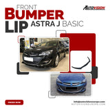 AutoVision Astra J Basic Front Bumper Lip All Cars Universal Model