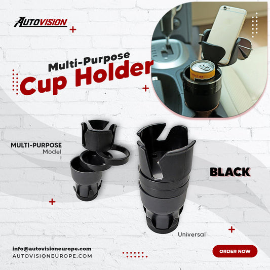 Car Interior Functional Cup Holder Organizer Multi-Purpose