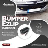 AutoVision Flexible Carbon Front Bumper Lip All Cars Universal Model Ezlip Equivalent