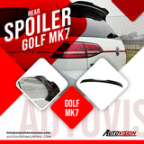 Rear Spoiler For Golf MK7 FL GTI Highline R 2012-2019 ABS Plastic