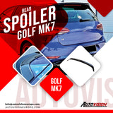 Rear Spoiler For Golf MK7 FL GTI 2012-2019 ABS Plastic