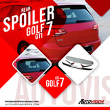 Rear Spoiler For Golf 7 GTI 2012-2019 / Mk7 - Mk7 FL 4 pcs ABS Plastic