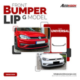 AutoVision For Volkswagen VW Golf 7 / 7,5 2013-2019 3Pcs Front Bumper Lip All Cars Universal Model