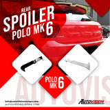 Rear Spoiler For VW Polo MK6 2018 2020 ABS Plastic