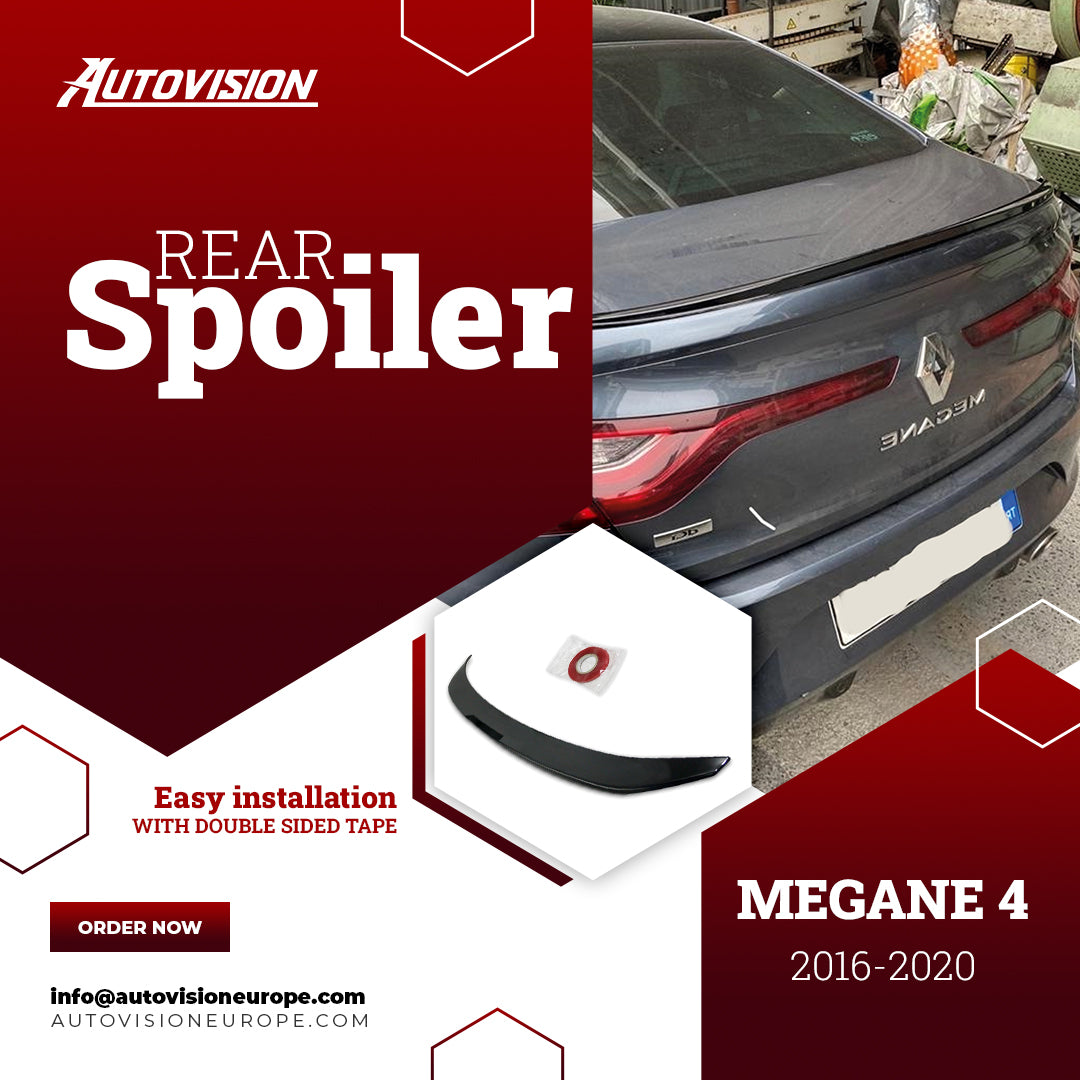 RENAULT MEGANE 4 ALERON / SPOILER - Repro Flash