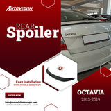 Rear Spoiler For Skoda Octavia 2013 2019 ABS Hard Plastic