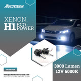 AutoVision Xenon H1 Eco Power 3000 Lumen CSP 1860 6000k 20W 12V White