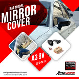 Mirror Cover For Audi A3 8V 2012 - 2019 Accessory Bright Black BAT MODEL