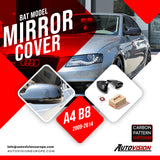 Mirror Cover For Audi A4 B8 2009 - 2014 Accessory Bright Black BAT MODEL