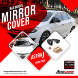 Mirror Cover For Opel Vauxhall Astra J 2009-2020 Accessory Bright Black BAT MODEL