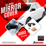 Mirror Cover For Toyota Auris 2013-2018 Accessory Bright Black BAT MODEL