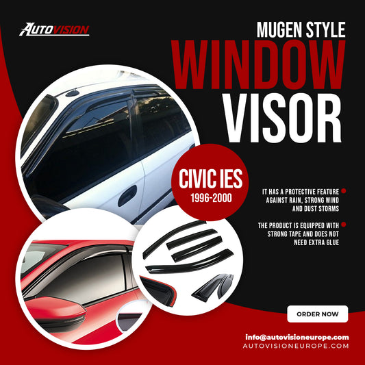 AutoVision Window Visor for Honda Civic ies 1996-2000 Window Wind Deflector Rain Guard Visor Awnings Accessories
