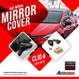 Mirror Cover For Renault Clio 4 2012-2019 Accessory Bright Black BAT MODEL