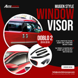 AutoVision Window Visor for Fiat Doblo 2 2010-2016 Window Wind Deflector Rain Guard Visor Awnings Accessories