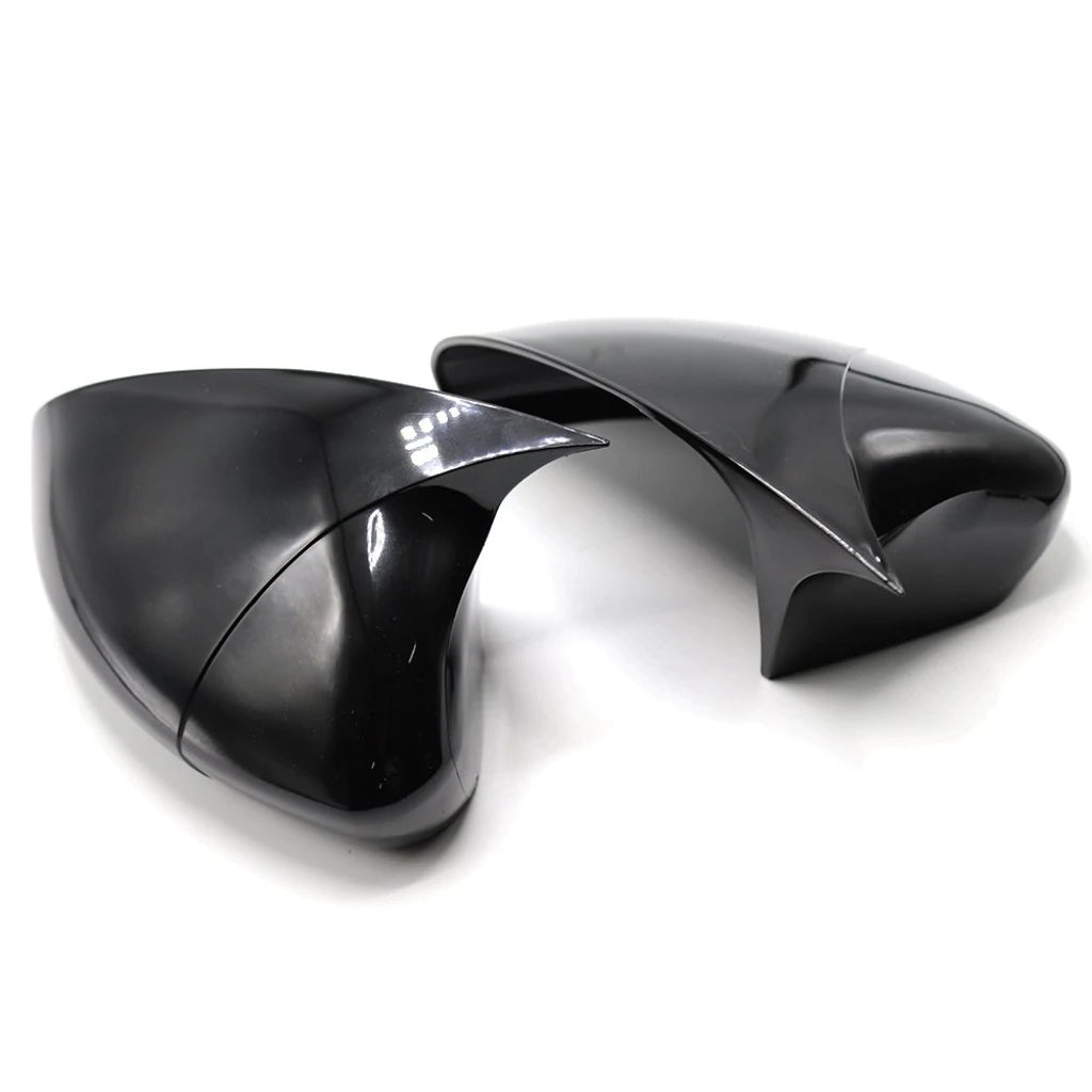 Mirror Cover For Fiat Linea 2007 - 2015 Accessory Bright Black BAT MODEL