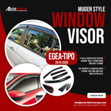AutoVision Window Visor for Fiat Egea Tipo Neon 2015-2020 Window Wind Deflector Rain Guard Visor Awnings Accessories
