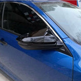 Mirror Cover For Honda Civic FB7 2015 - 2016 Accessory Bright Black BAT MODEL