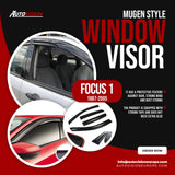 AutoVision Window Visor for Fiat Focus 1 1997-2005 Window Wind Deflector Rain Guard Visor Awnings Accessories