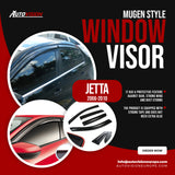 AutoVision Window Visor for VW Jetta 2006-2010 Window Wind Deflector Rain Guard Visor Awnings Accessories