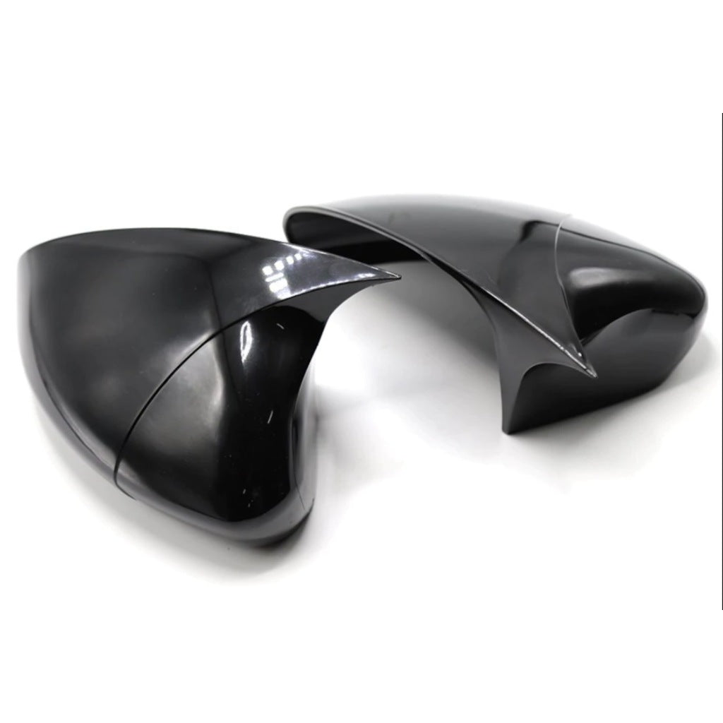 Mirror Cover For Fiat Linea 2007 - 2015 Accessory Bright Black BAT MODEL